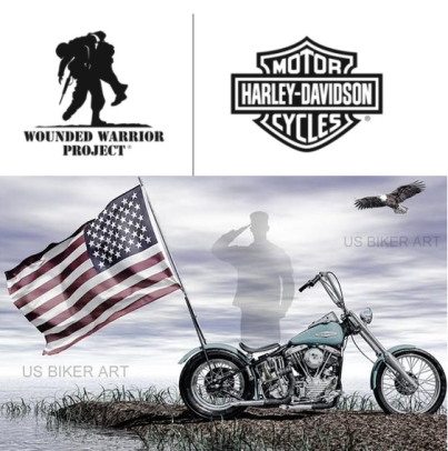 veterans support WWP-Harley-Davidson