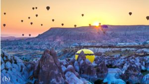 natural fairy chinmeys in Cappodocia 