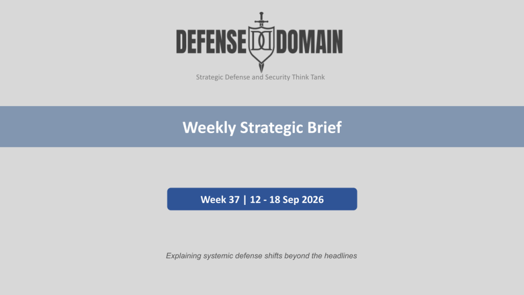 weekly strategic brief 26-37